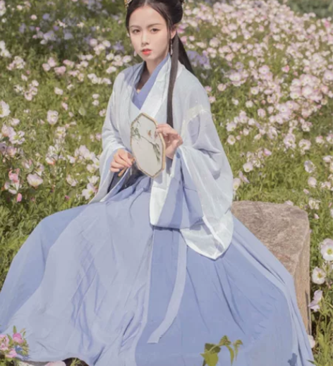 五五年汉服女 白璐.晗露.凛冬 交领襦裙3...