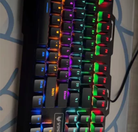 几乎全新/包邮 雷柏v560合金机械键盘 ...