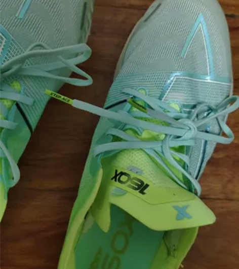 ?特步160X5.0pro 就穿着跑了一次...