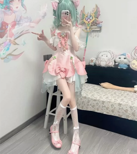 雾都 王者荣耀cos服时之祈愿公主裙时之愿...