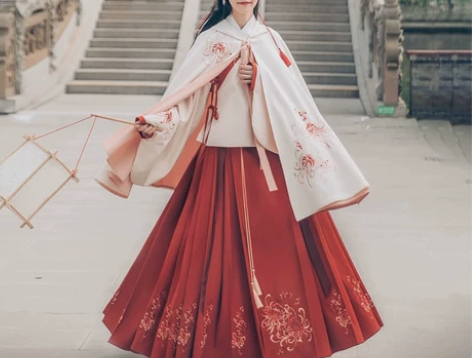 【出】汉尚华莲芙蓉月绝版现货~上袄+马面裙...