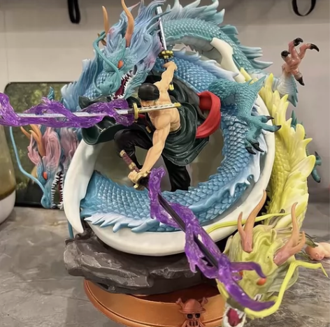 【捡漏手办】海贼王GK黑珍珠改三龙索隆罗罗...