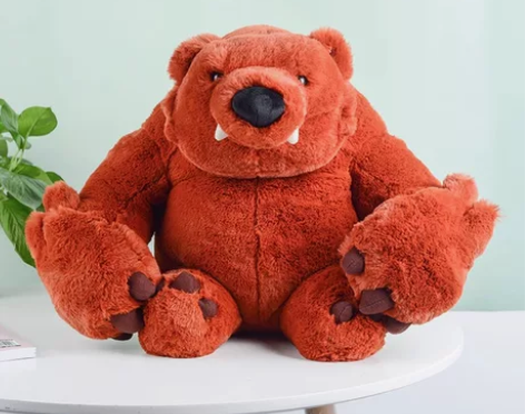 荒野乱斗周边妮塔熊正版高约40cm毛绒玩具...