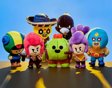 卡通荒野乱斗斯派克玩偶周边毛绒里昂公仔英雄...