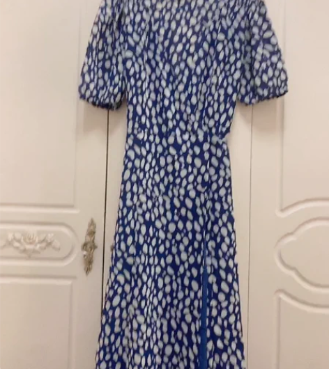 DADANA 超显白显瘦~法式风情复古印花...