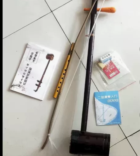 捡漏  圆筒二胡乐器学生成人初学者入门胡琴...