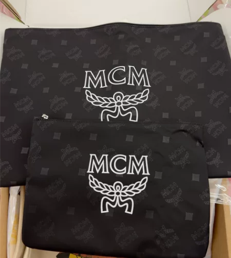 mcm旅行收纳洗漱袋 尼龙材质 一大一小 ...