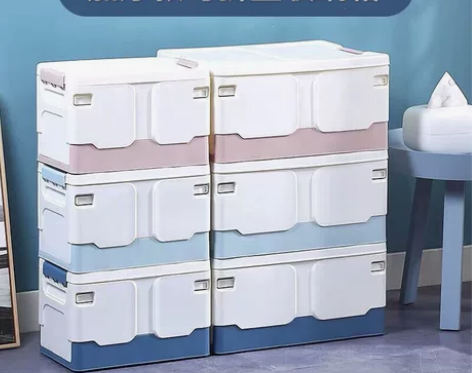 可折叠收纳箱学生宿舍装衣服放书籍收纳整理塑...