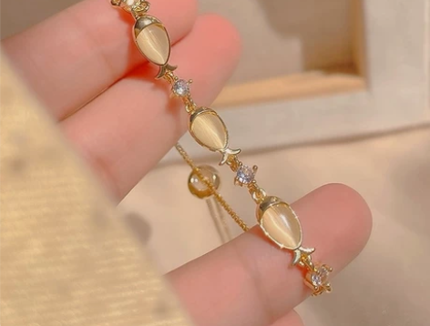 没有吵架没有分手 全新手链日式轻奢手饰网红...