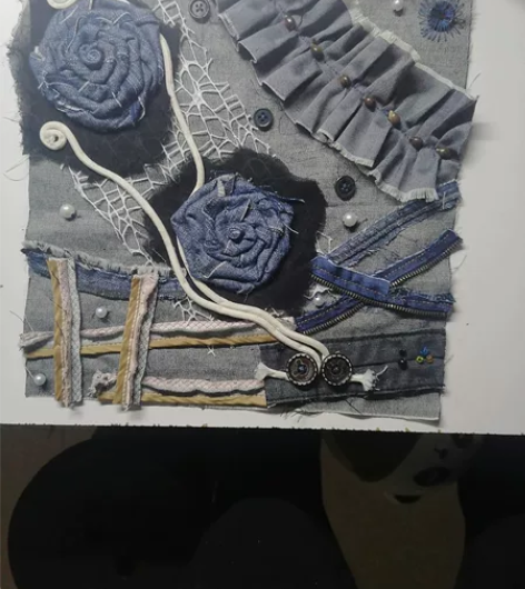 【30cm】面料改造，面料再造手工服装设计...