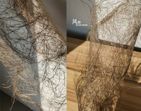 复古熟褐枯枝立体镂空重工编织肌理面料改造外...