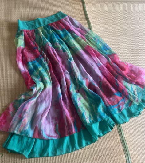 清衣柜 民族风大摆撞色半身裙长裙大摆裙波西...