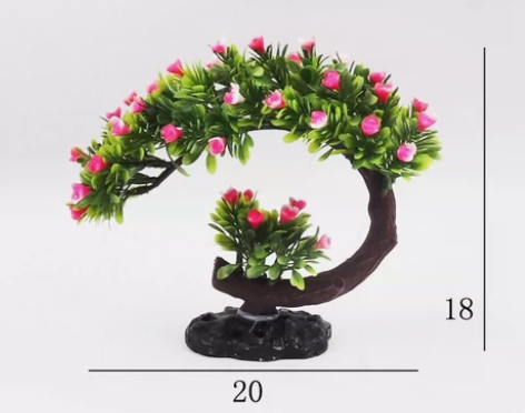 酒店装盘花餐厅酒店松树摆件餐饮盘饰刺身摆盘...