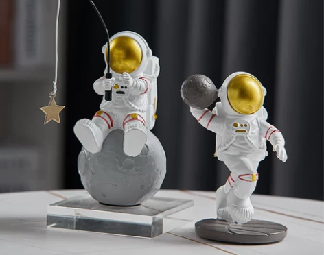 创意个性可爱宇航员装饰摆件男生房间桌面布置...