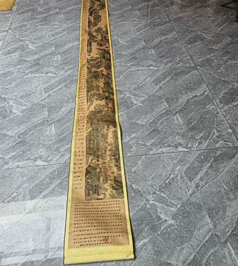 #装饰画挂画 清明上河图 三米五长29厘米...