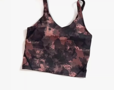 女士运动背心 无钢圈 有胸垫 M码 面料滑...