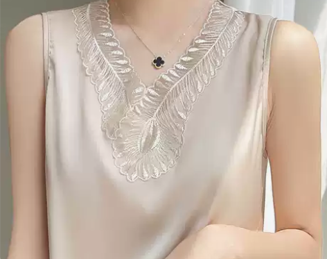 法式真丝吊带背心女醋酸缎面内搭外穿气质打底...