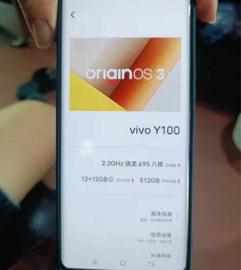自用机vivo Y100    12+51...