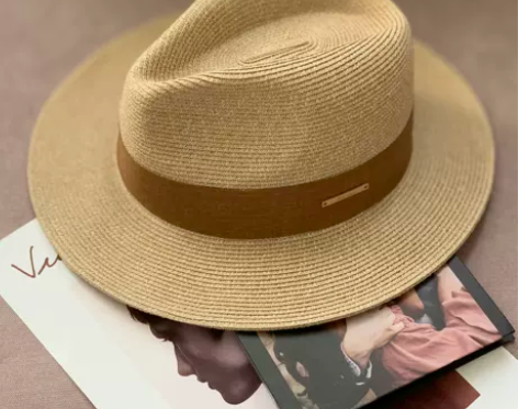 巴拿马草帽男女通用礼帽爵士帽大头围遮阳防紫...