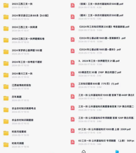 江西三支一扶资料电子版 欢迎备考24江西三...