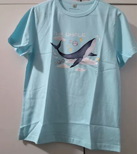 全新(160)真维斯男大童纯棉短袖T恤青少...