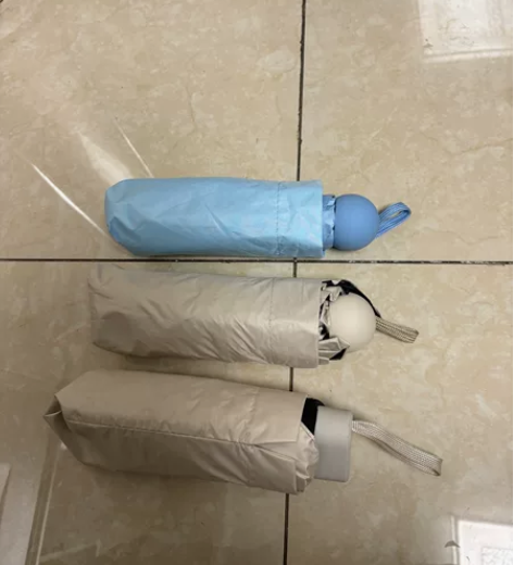 手机大小的防晒伞，晴天，下雨都可以用 实拍...