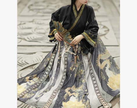 翩若惊鸿汉服女套装2024新款改良古装日常...