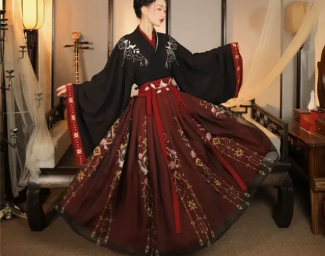 随缘出一套L码齐腰汉服 穿过一次，已洗 送...