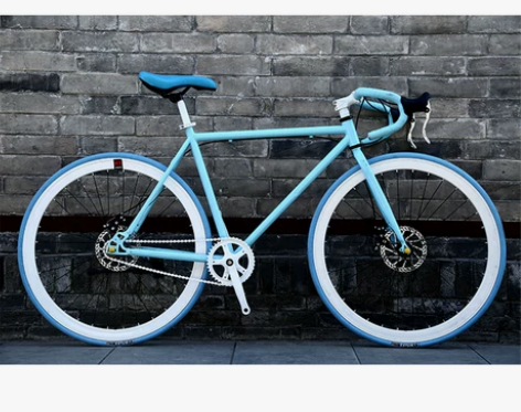 洛维斯死飞自行车男公路赛车碟刹学生女单车跑...