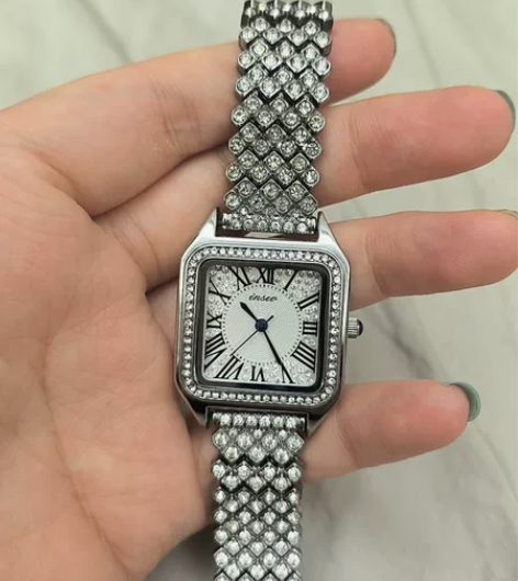 正品时尚潮流轻奢满天星气质女表防水女士手表...