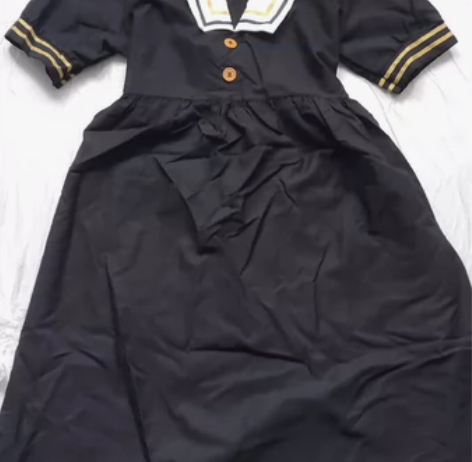 大学生毕业清物 海军领连衣裙满39.9包邮...