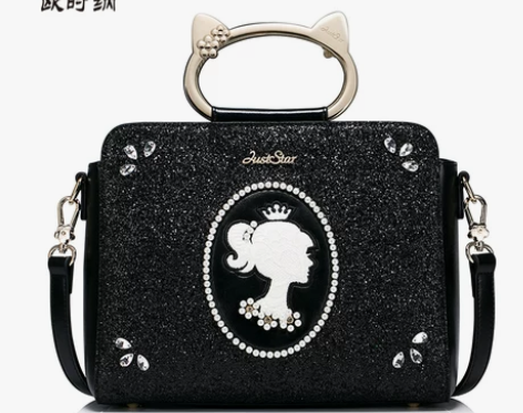 ?黑色气质古典赫本风，经典不过时手提，搭斜...