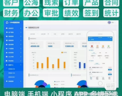 全新CRM客户关系管理系统PHP网络版，客...