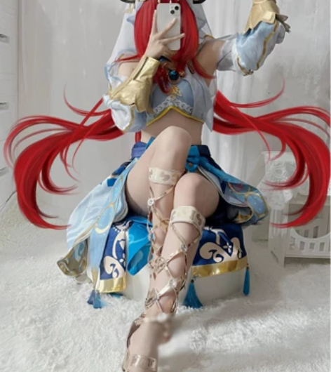 【暗纹款】原神 妮露cosplay服装 须...