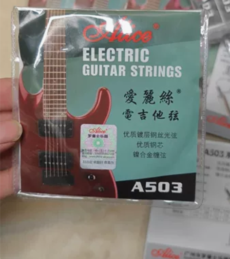 爱丽丝电吉他弦专用琴弦散弦点吉他单弦套装1...
