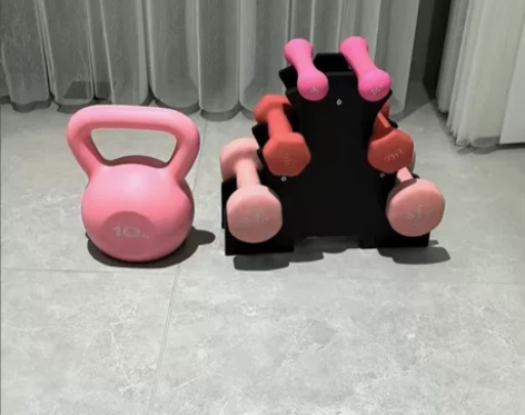 哑铃架子家用三层哑铃小支架收纳健身用女士男...