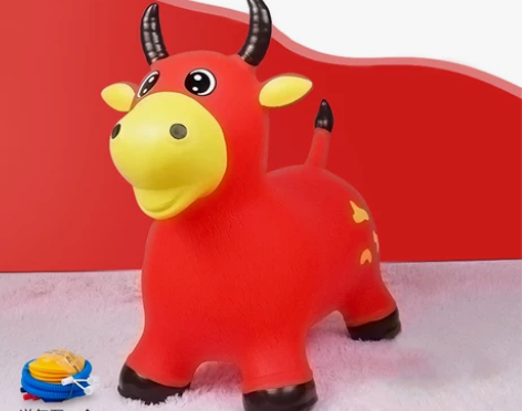 全新正品哈哈球充气动物儿童跳跳马哈哈球儿童...