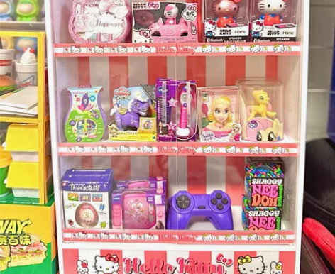 自制原创娃屋微缩模型玩具店陈列迷你小货柜 ...