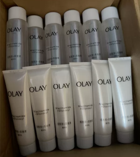 olay水感透白光曜精华水50ml／水凝乳...