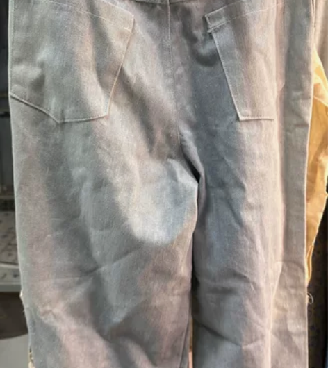 服装工艺实训作业 牛仔裤白胚布衬衫 一件5...