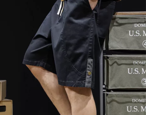 工装短裤男士五分裤夏季潮牌5分休闲男裤宽松...