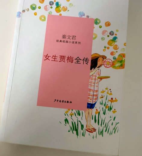 出书 《女生贾梅全传》 绝版印刷 经典校园...