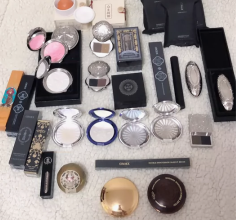 croxx高光眉粉腮红口红粉饼散粉睫毛膏眼...