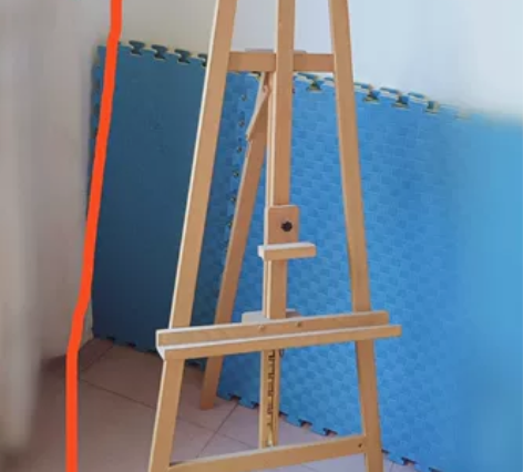 实木画架，库存处理 宽60厘米，高度可到2...