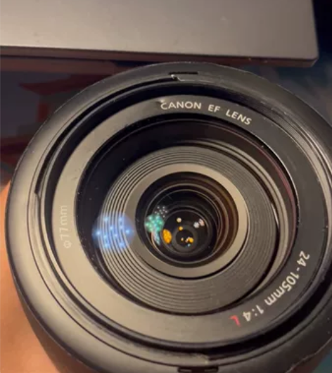 ?佳能24-105 f4 机身橙色不好镜片...