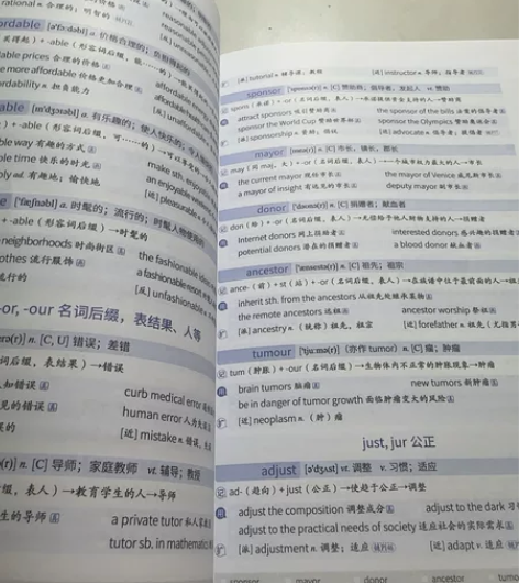 四级词汇闪过加两本重点册和一本试题册及解析...
