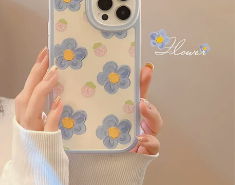 倍思草莓花朵15适用iphone14pro...