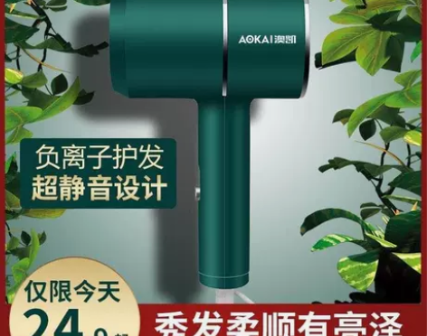 电吹风机家用小型功率宿舍护发学生便携式风筒...