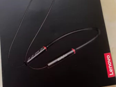 联想HE05X无线蓝牙耳机挂脖式颈挂运动跑...