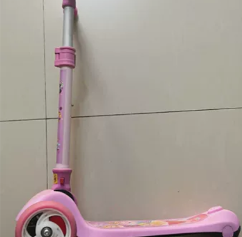 mesuca滑板车 粉色 高度三档调节  ...